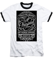 Rubino Vintage Original - Baseball T-Shirt Baseball T-Shirt Pixels White / Black Small 