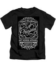 Rubino Vintage Original - Kids T-Shirt Kids T-Shirt Pixels Black Small 