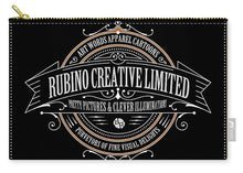 Rubino Vintage Sign - Carry-All Pouch Carry-All Pouch Pixels Medium (9.5" x 6")  