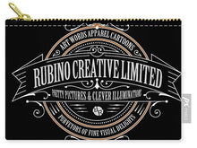 Rubino Vintage Sign - Carry-All Pouch Carry-All Pouch Pixels Small (6" x 4")  
