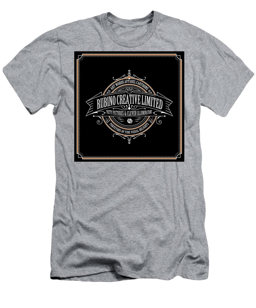 Rubino Vintage Sign - Men's T-Shirt (Athletic Fit) Men's T-Shirt (Athletic Fit) Pixels Heather Small 