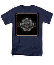 Rubino Vintage Sign - Men's T-Shirt  (Regular Fit) Men's T-Shirt (Regular Fit) Pixels Navy Small 