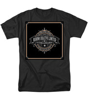 Rubino Vintage Sign - Men's T-Shirt  (Regular Fit) Men's T-Shirt (Regular Fit) Pixels Black Small 