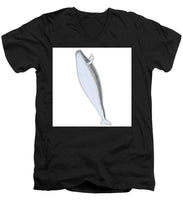 Rubino Whale Finger - Men's V-Neck T-Shirt