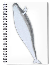 Rubino Whale Finger - Spiral Notebook