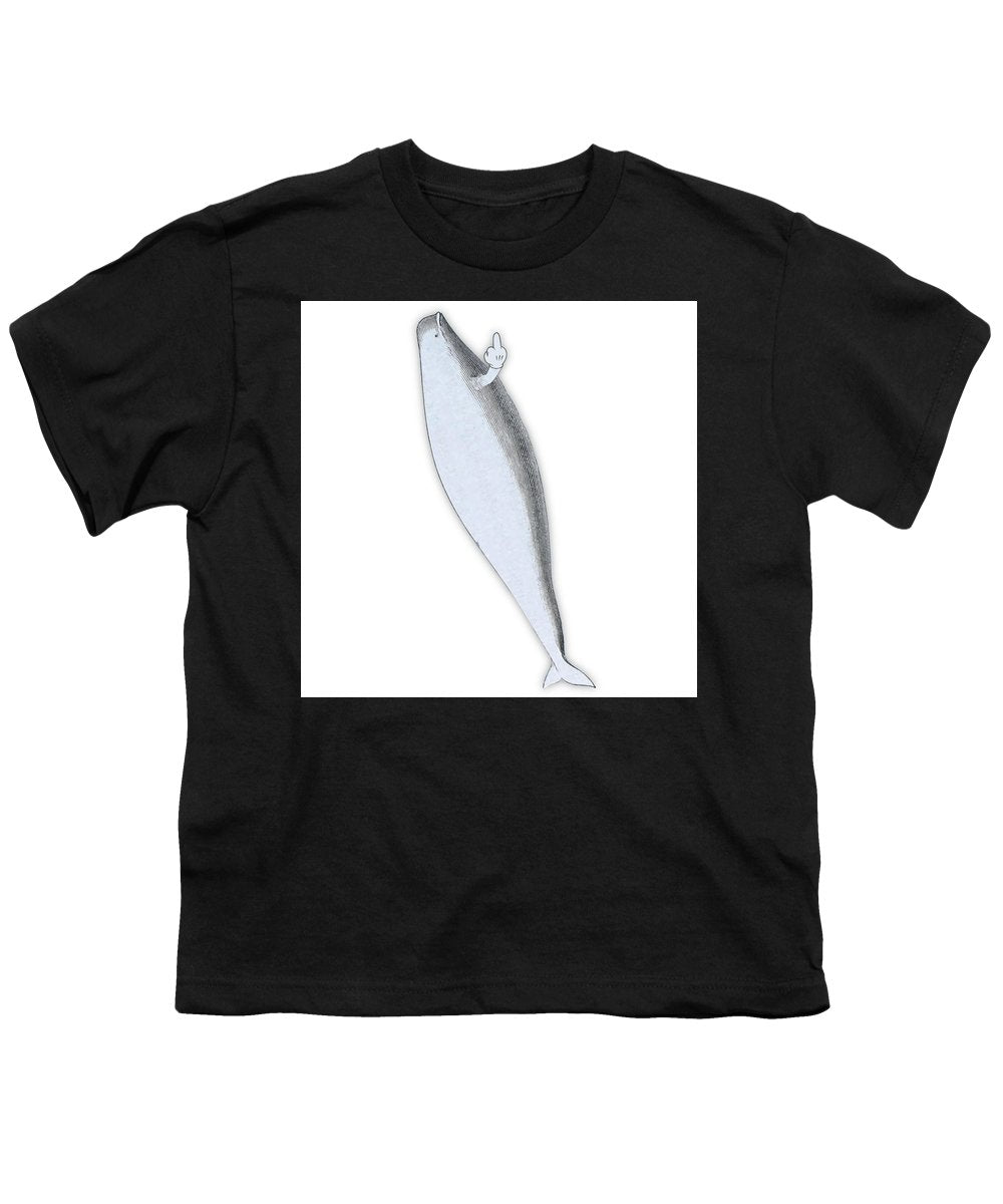 Rubino Whale Finger - Youth T-Shirt