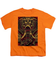 Rubino Zen Elephant Red - Youth T-Shirt Youth T-Shirt Pixels Orange Small 