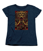 Rubino Zen Elephant Red - Women's T-Shirt (Standard Fit) Women's T-Shirt (Standard Fit) Pixels Navy Small 