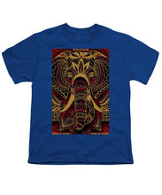Rubino Zen Elephant Red - Youth T-Shirt Youth T-Shirt Pixels Royal Small 