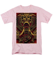 Rubino Zen Elephant Red - Men's T-Shirt  (Regular Fit) Men's T-Shirt (Regular Fit) Pixels Pink Small 