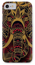 Rubino Zen Elephant Red - Phone Case Phone Case Pixels IPhone 8 Case  