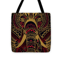 Rubino Zen Elephant Red - Tote Bag Tote Bag Pixels 16" x 16"  