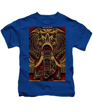 Rubino Zen Elephant Red - Kids T-Shirt Kids T-Shirt Pixels Royal Small 
