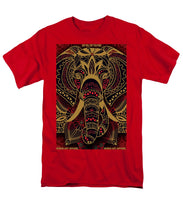 Rubino Zen Elephant Red - Men's T-Shirt  (Regular Fit) Men's T-Shirt (Regular Fit) Pixels Red Small 
