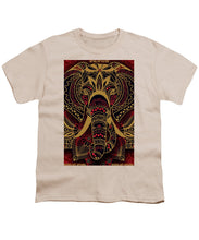 Rubino Zen Elephant Red - Youth T-Shirt Youth T-Shirt Pixels Cream Small 