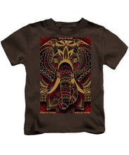 Rubino Zen Elephant Red - Kids T-Shirt Kids T-Shirt Pixels Coffee Small 