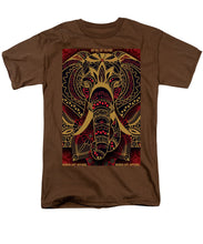 Rubino Zen Elephant Red - Men's T-Shirt  (Regular Fit) Men's T-Shirt (Regular Fit) Pixels Coffee Small 