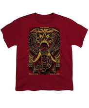 Rubino Zen Elephant Red - Youth T-Shirt Youth T-Shirt Pixels Cardinal Small 