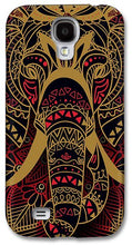 Rubino Zen Elephant Red - Phone Case Phone Case Pixels Galaxy S4 Case  