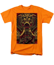 Rubino Zen Elephant Red - Men's T-Shirt  (Regular Fit) Men's T-Shirt (Regular Fit) Pixels Orange Small 