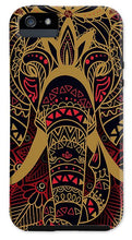 Rubino Zen Elephant Red - Phone Case Phone Case Pixels IPhone 5 Tough Case  