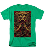 Rubino Zen Elephant Red - Men's T-Shirt  (Regular Fit) Men's T-Shirt (Regular Fit) Pixels Kelly Green Small 