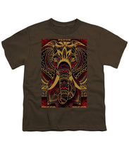 Rubino Zen Elephant Red - Youth T-Shirt Youth T-Shirt Pixels Coffee Small 