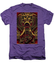 Rubino Zen Elephant Red - Men's Premium T-Shirt Men's Premium T-Shirt Pixels Deep Purple Heather Small 
