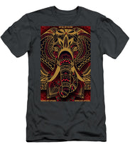 Rubino Zen Elephant Red - Men's T-Shirt (Athletic Fit) Men's T-Shirt (Athletic Fit) Pixels Charcoal Small 