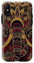 Rubino Zen Elephant Red - Phone Case Phone Case Pixels IPhone X Tough Case  