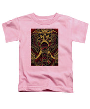 Rubino Zen Elephant Red - Toddler T-Shirt Toddler T-Shirt Pixels Pink Small 