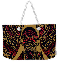 Rubino Zen Elephant Red - Weekender Tote Bag Weekender Tote Bag Pixels 24" x 16" White 