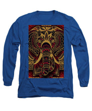 Rubino Zen Elephant Red - Long Sleeve T-Shirt Long Sleeve T-Shirt Pixels Royal Small 
