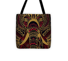 Rubino Zen Elephant Red - Tote Bag Tote Bag Pixels 13" x 13"  