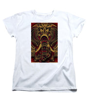 Rubino Zen Elephant Red - Women's T-Shirt (Standard Fit) Women's T-Shirt (Standard Fit) Pixels White Small 