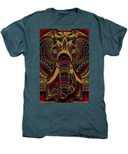Rubino Zen Elephant Red - Men's Premium T-Shirt Men's Premium T-Shirt Pixels Steel Blue Heather Small 