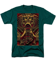 Rubino Zen Elephant Red - Men's T-Shirt  (Regular Fit) Men's T-Shirt (Regular Fit) Pixels Hunter Green Small 