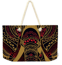 Rubino Zen Elephant Red - Weekender Tote Bag Weekender Tote Bag Pixels 24" x 16" Natural 