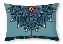 Rubino Zen Flower - Throw Pillow Throw Pillow Pixels 20" x 14" Yes 
