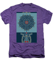 Rubino Zen Flower - Men's Premium T-Shirt Men's Premium T-Shirt Pixels Deep Purple Heather Small 
