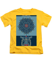 Rubino Zen Flower - Kids T-Shirt Kids T-Shirt Pixels Yellow Small 