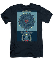 Rubino Zen Flower - Men's T-Shirt (Athletic Fit) Men's T-Shirt (Athletic Fit) Pixels Navy Small 