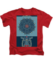 Rubino Zen Flower - Kids T-Shirt Kids T-Shirt Pixels Red Small 