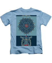 Rubino Zen Flower - Kids T-Shirt Kids T-Shirt Pixels Carolina Blue Small 