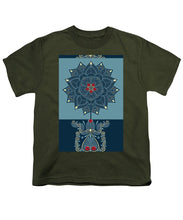 Rubino Zen Flower - Youth T-Shirt Youth T-Shirt Pixels Military Green Small 