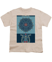 Rubino Zen Flower - Youth T-Shirt Youth T-Shirt Pixels Cream Small 