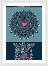 Rubino Zen Flower - Framed Print Framed Print Pixels 24.000" x 36.000" White White