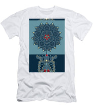 Rubino Zen Flower - Men's T-Shirt (Athletic Fit) Men's T-Shirt (Athletic Fit) Pixels White Small 