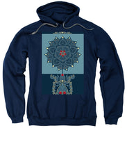 Rubino Zen Flower - Sweatshirt Sweatshirt Pixels Navy Small 