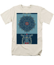 Rubino Zen Flower - Men's T-Shirt  (Regular Fit) Men's T-Shirt (Regular Fit) Pixels Cream Small 